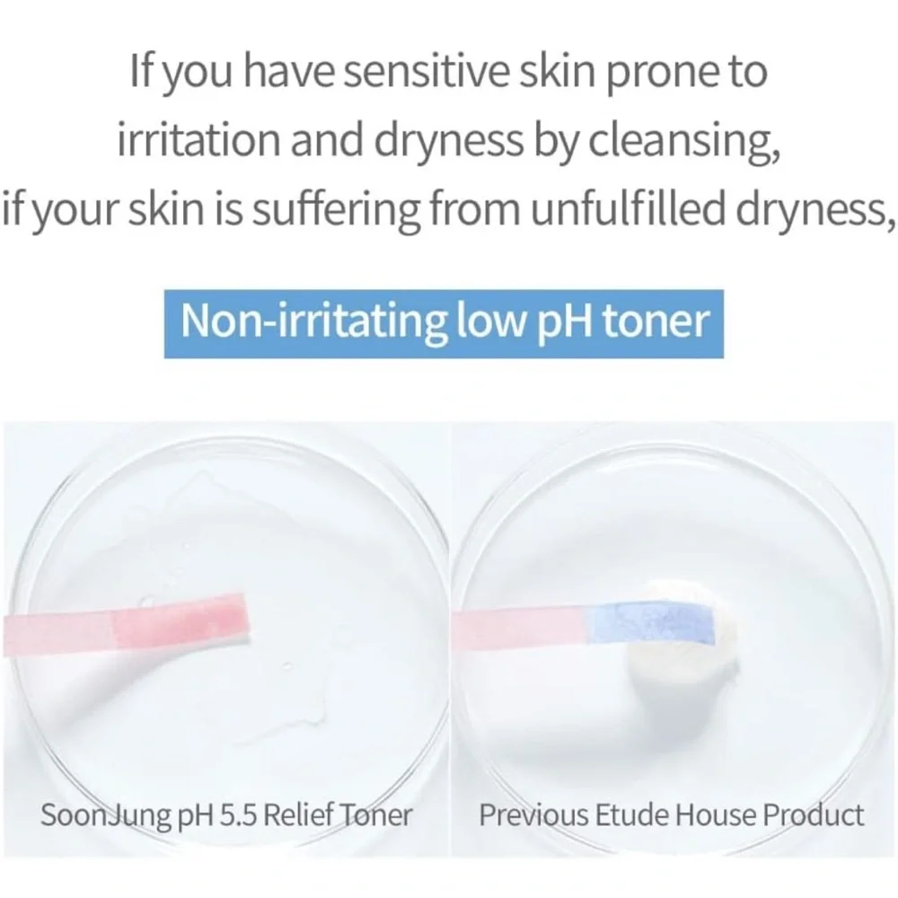 ETUDE Soonjung pH5.5 Relief Toner 200ml - Picture 3 of 3